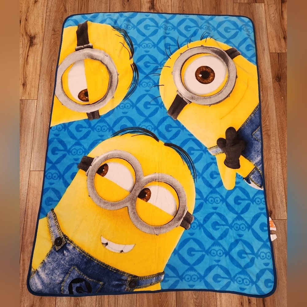 Universal Despicable Me Blue Fleece Blanket